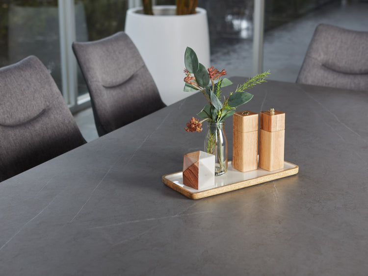 Magnate Large Dining Table Cement Ceramic