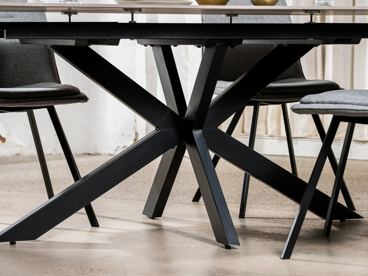 Newcastle Extension Dining Table Snow White
