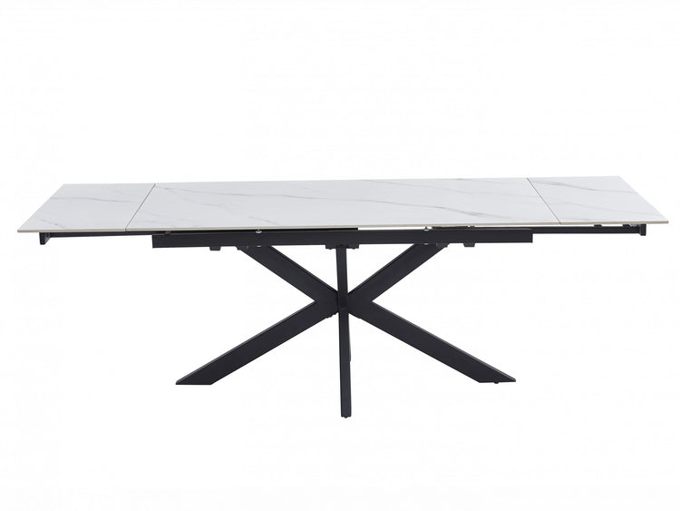 Newcastle Extension Dining Table Snow White