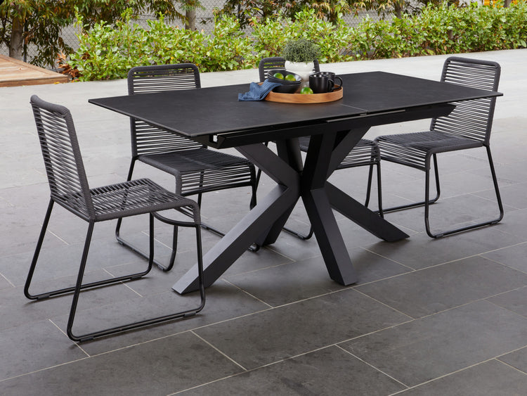 Venetti Extension Dining Table Blizzard Ceramic