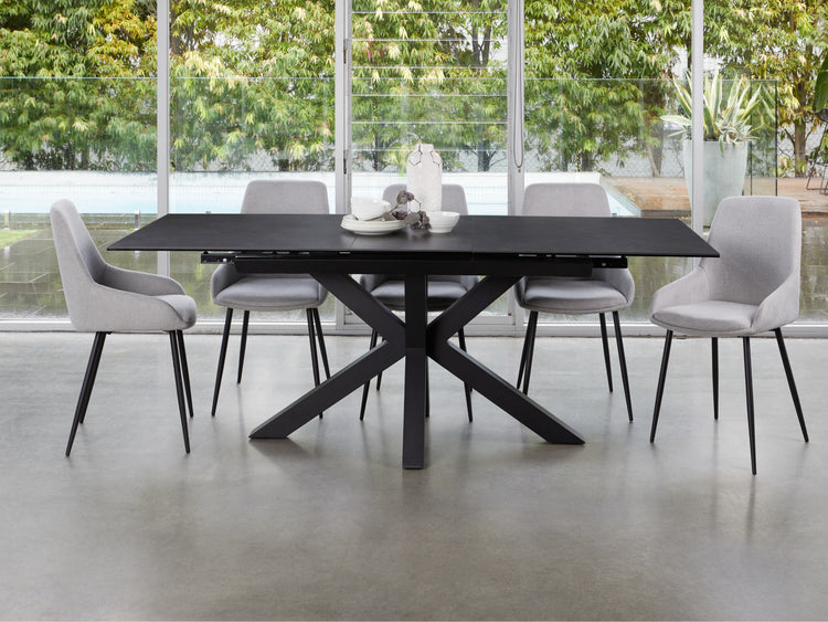 Venetti Extension Dining Table Blizzard Ceramic