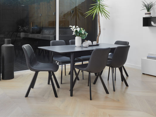 Nikita Extension Dining Table Bulgarian Grey