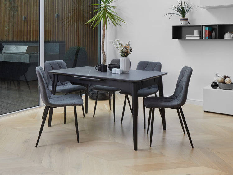 Nikita Extension Dining Table Bulgarian Grey