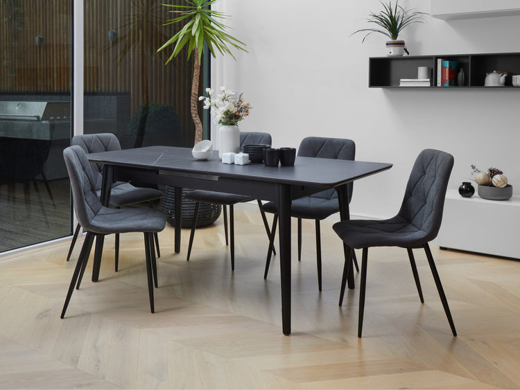 Nikita Extension Dining Table Bulgarian Grey