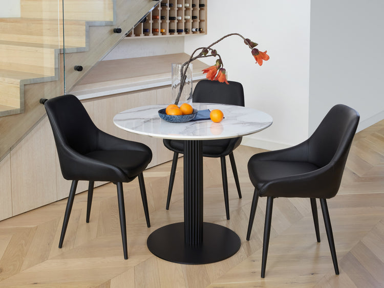 Nash Dining Chair Black Set of 2