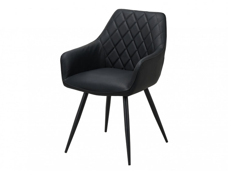 Zeus Dining Chair Black Set of 2