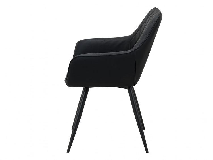 Zeus Dining Chair Black Set of 2
