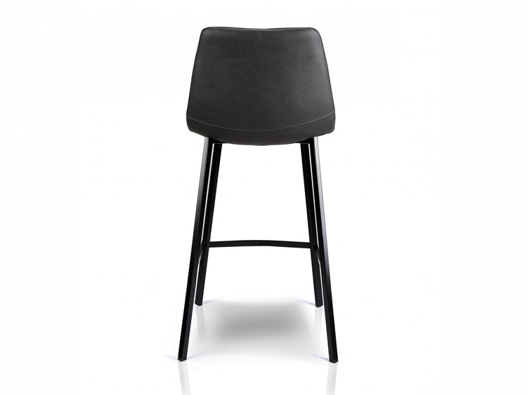 Hugo Bar Stool Antique Black Set of 2