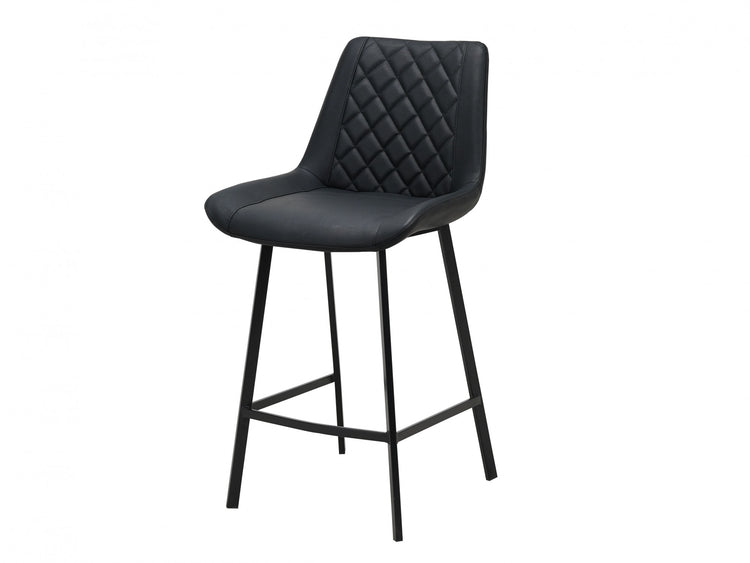 Flynn Bar Stool Black Set of 2