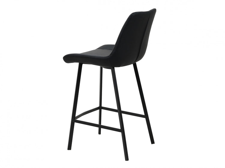 Flynn Bar Stool Black Set of 2