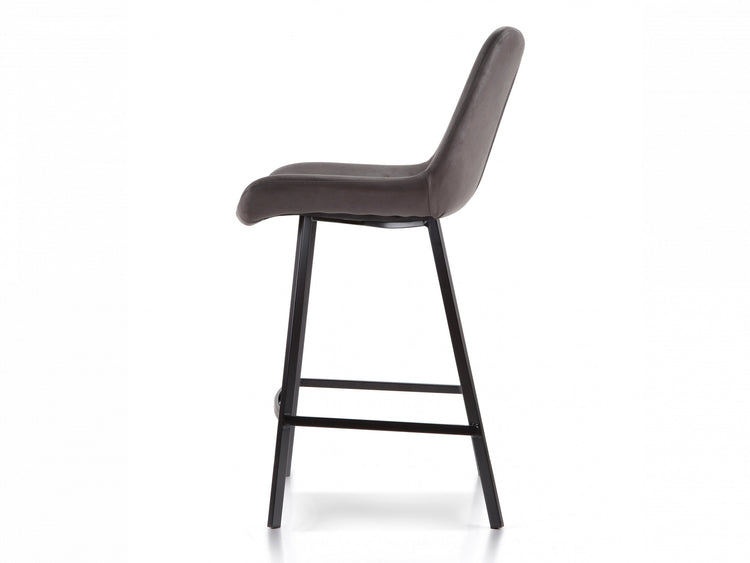 Flynn Bar Stool Charcoal Set of 2