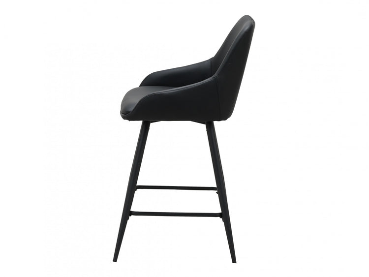 Ashton Bar Stool Black Set of 2
