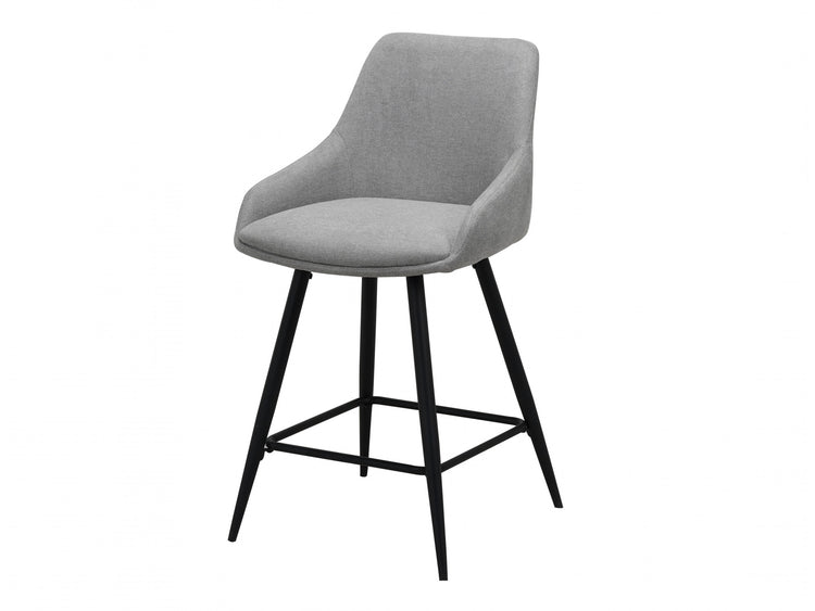 Ashton Bar Stool Silver Grey Set of 2