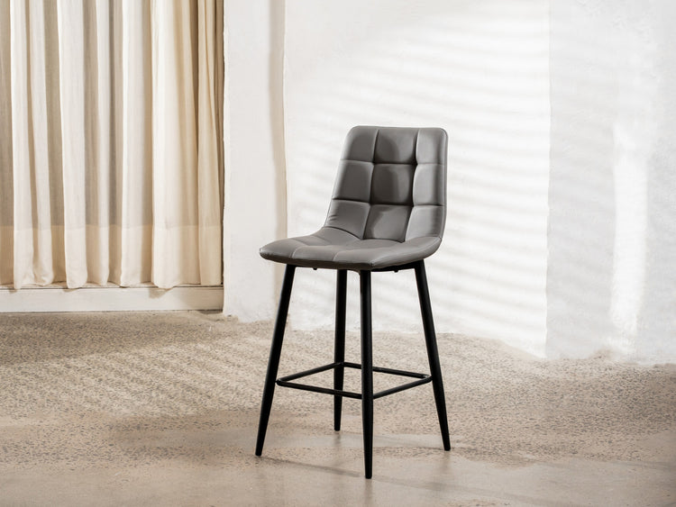 Macy Bar Stool Grey Set of 2