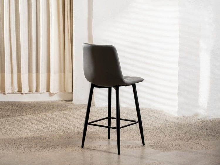 Macy Bar Stool Grey Set of 2