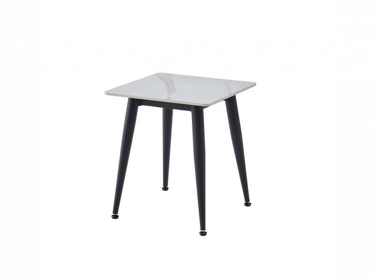 Bentley Side Table Matte Snow White Ceramic