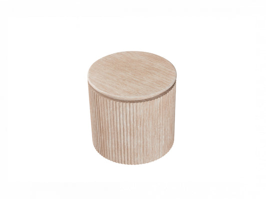 Empire Side Table Travertine