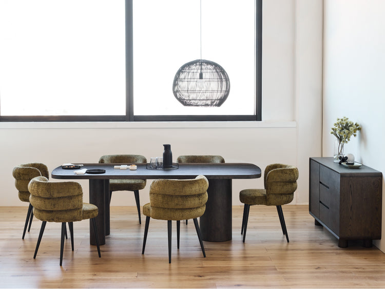 Greta Dining Chair Moss Set of 2