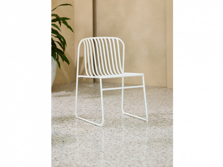 Swiss Dining Chair White - CHAIRS Set of 2