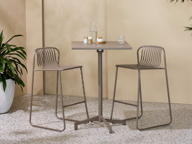 Swiss Bar Chair Cappuccino - BAR CHAIRS Set of 2