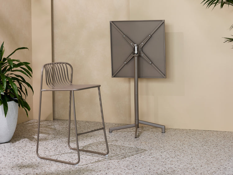 Swiss Bar Chair Cappuccino - BAR CHAIRS Set of 2