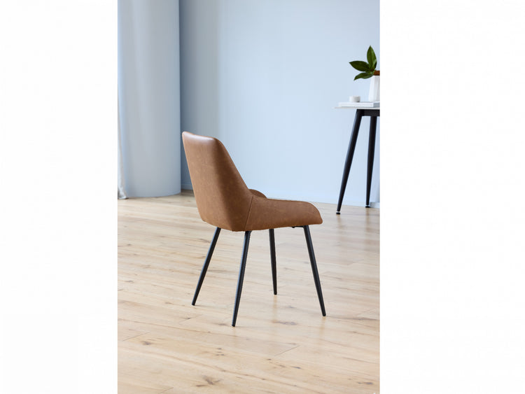 Costa Dining Chair Cognac Set of 2