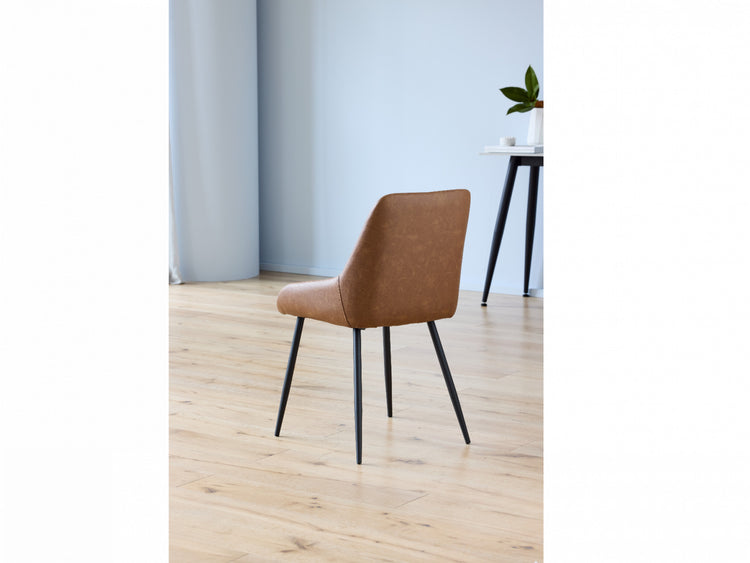 Costa Dining Chair Cognac Set of 2