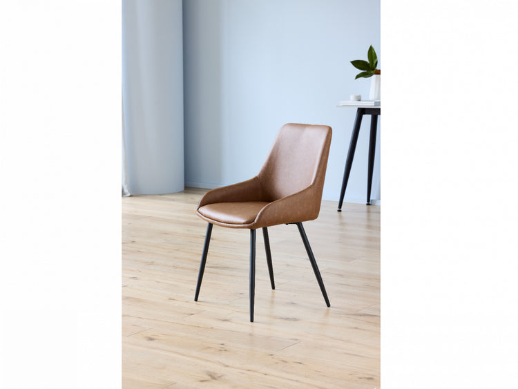 Costa Dining Chair Cognac Set of 2