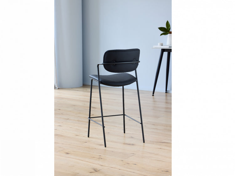 Lucia Bar Stool Black Set of 2