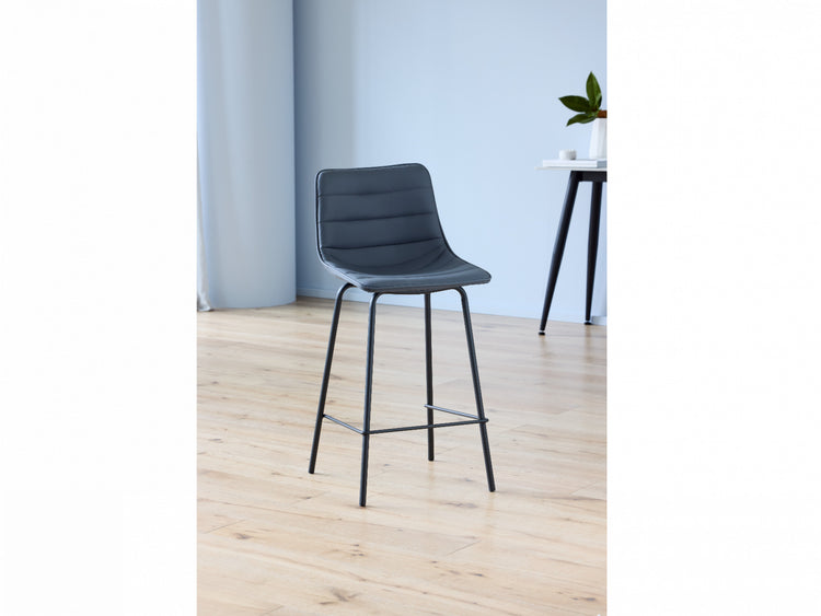 Cali Bar Stool Charcoal Set of 2