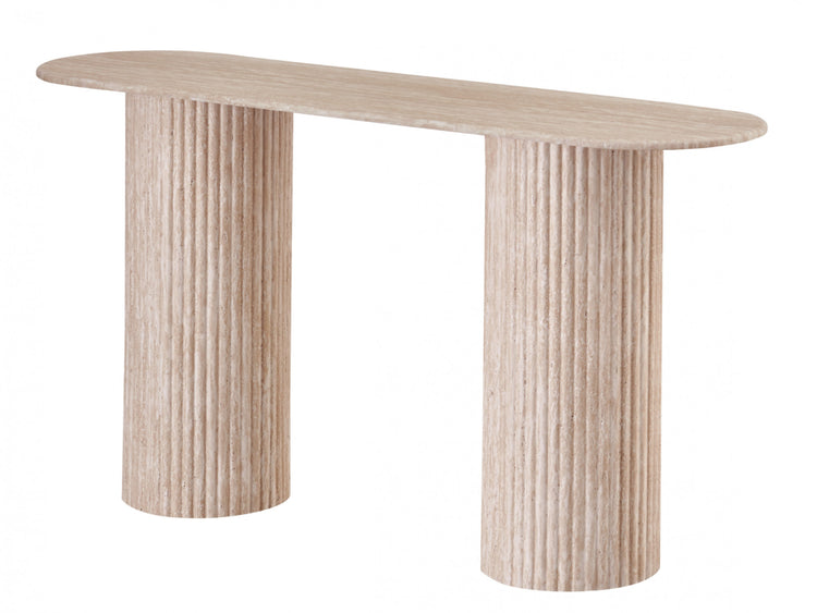 Milos Console Table Limestone