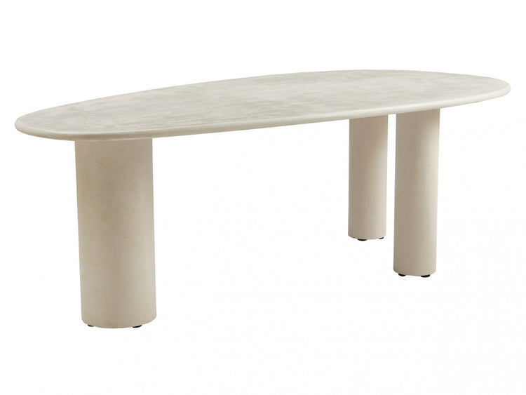 Coastal Curve Dining Table Pebble