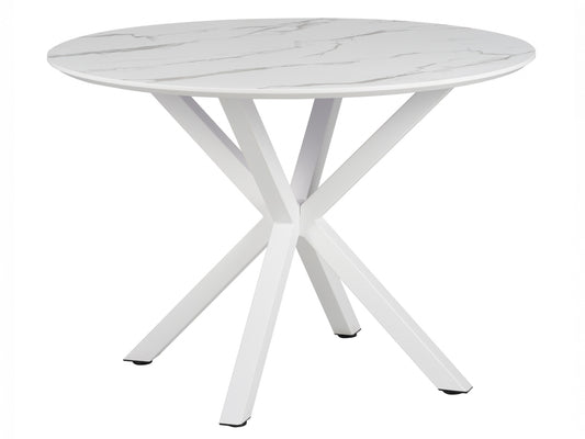 Villa Dining Table White Marble
