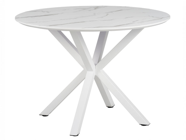 Villa Dining Table White Marble