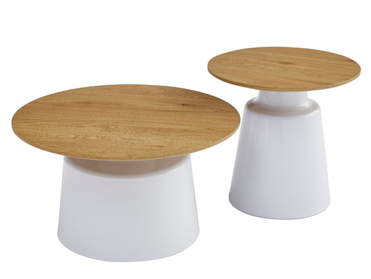 Coach Coffee Table Set Oak