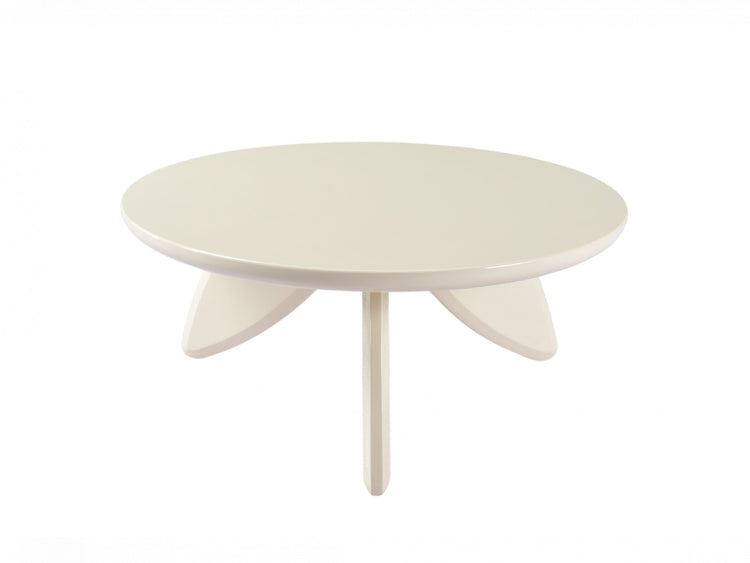 Peace Coffee Table Cream Gloss