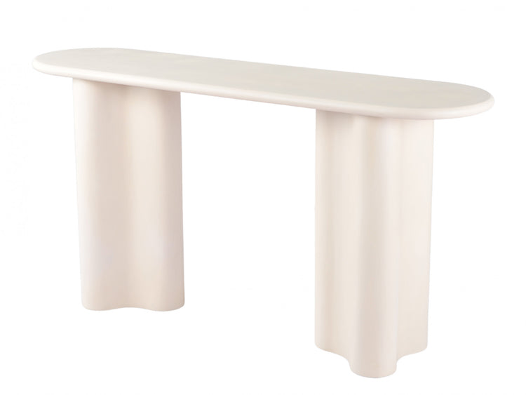Coastal Console Table Pebble
