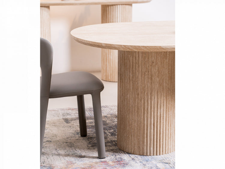 Milos Dining Table Limestone