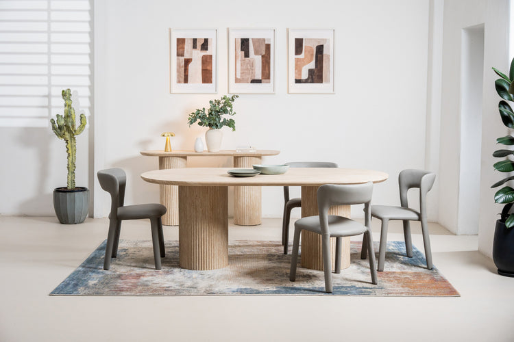 Madrid Dining Chair Grey Set of 2