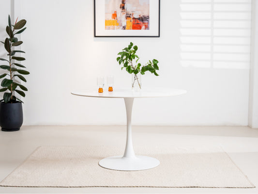 Scandi Large Dining Table Snow White