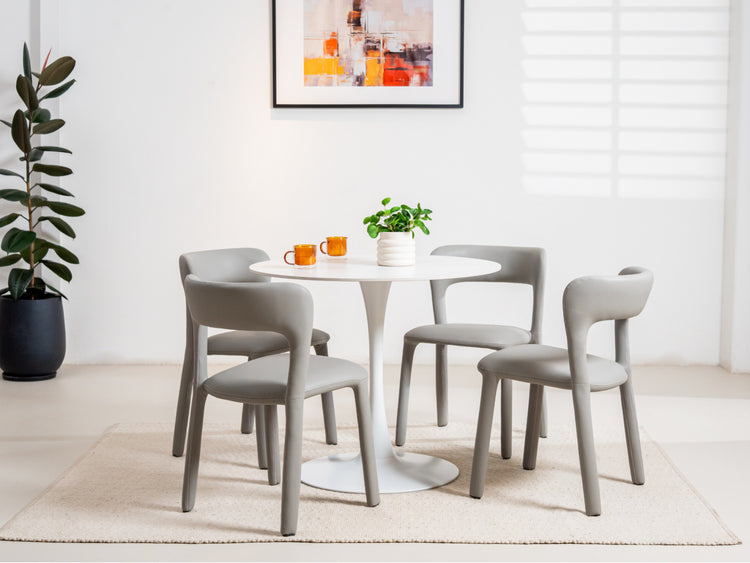 Scandi Medium Dining Table Snow White