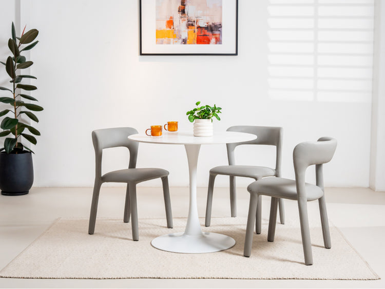 Scandi Medium Dining Table Snow White