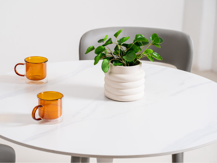 Scandi Small Dining Table Snow White