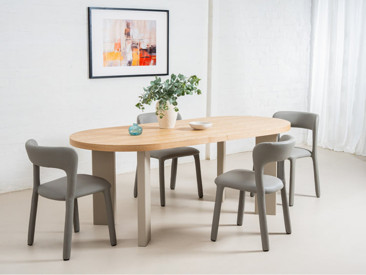 Madrid Dining Chair Grey Set of 2