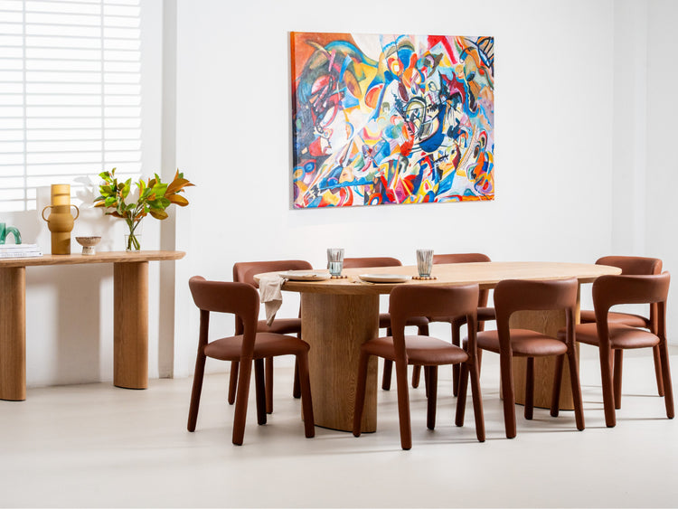 Madrid Dining Chair Tan Set of 2