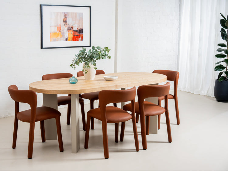 Madrid Dining Chair Tan Set of 2