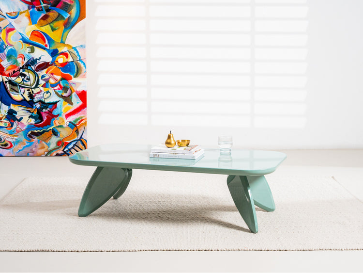 Hugh Coffee Table Mint Gloss