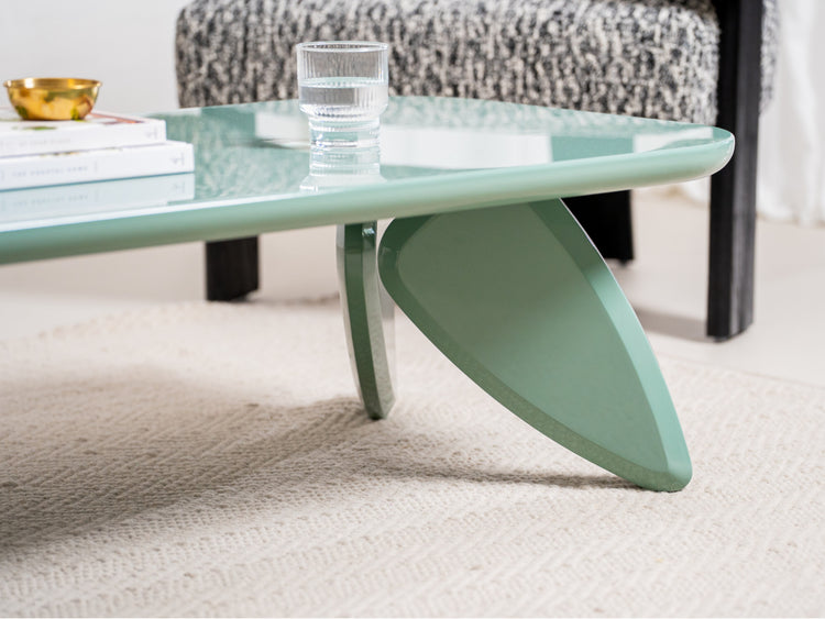 Hugh Coffee Table Mint Gloss