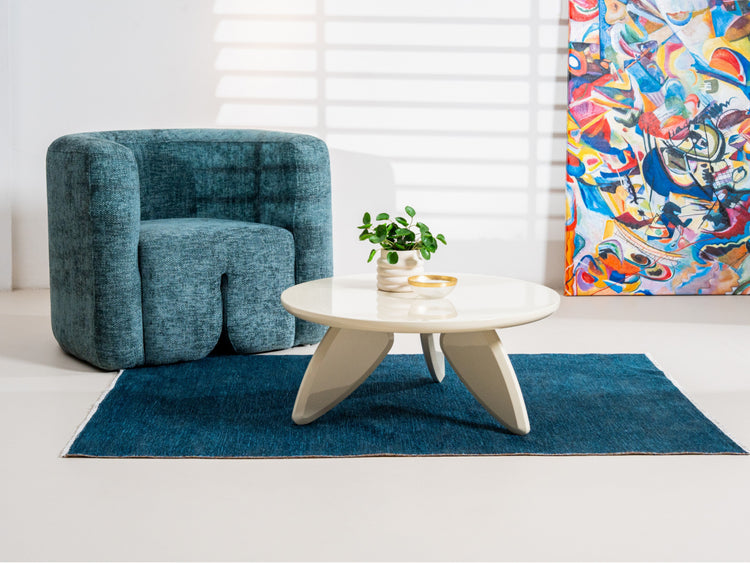 Peace Coffee Table Cream Gloss