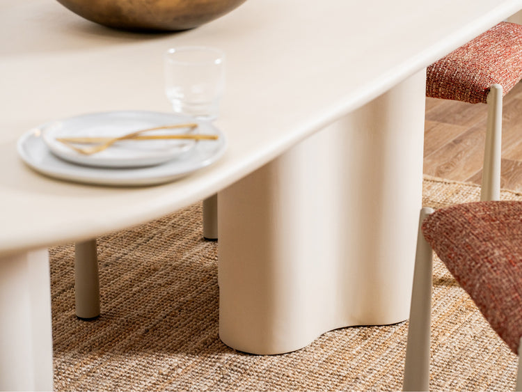 Coastal Dining Table Pebble